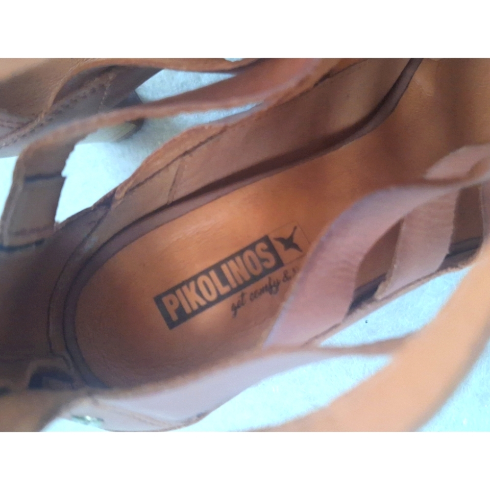 PIKOLINOS Women's Heels Open Toe Sandals , Brandy , 9.5 US - Picture 11 of 16